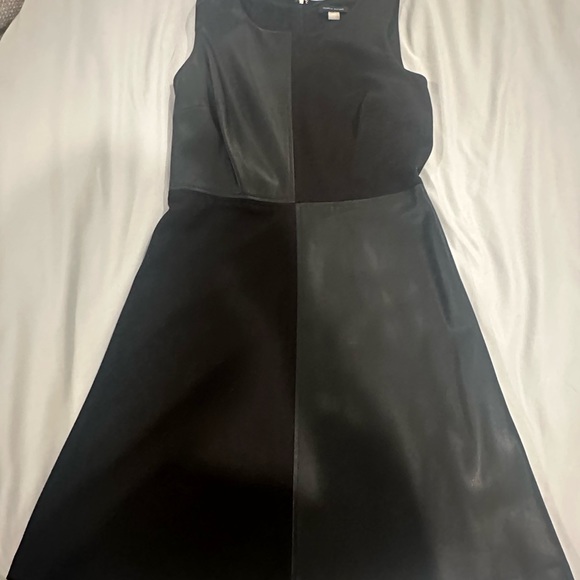 Tommy Hilfiger block faux leather dress - Picture 2 of 6